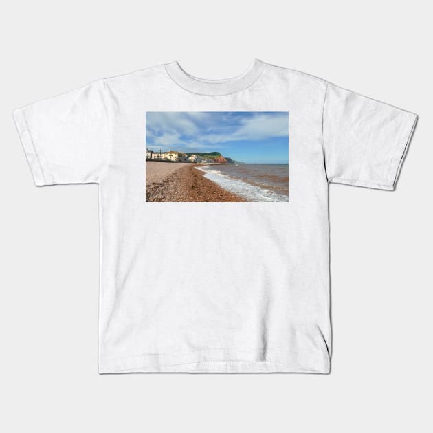 Sidmouth, Devon Kids T-Shirt by Chris Petty